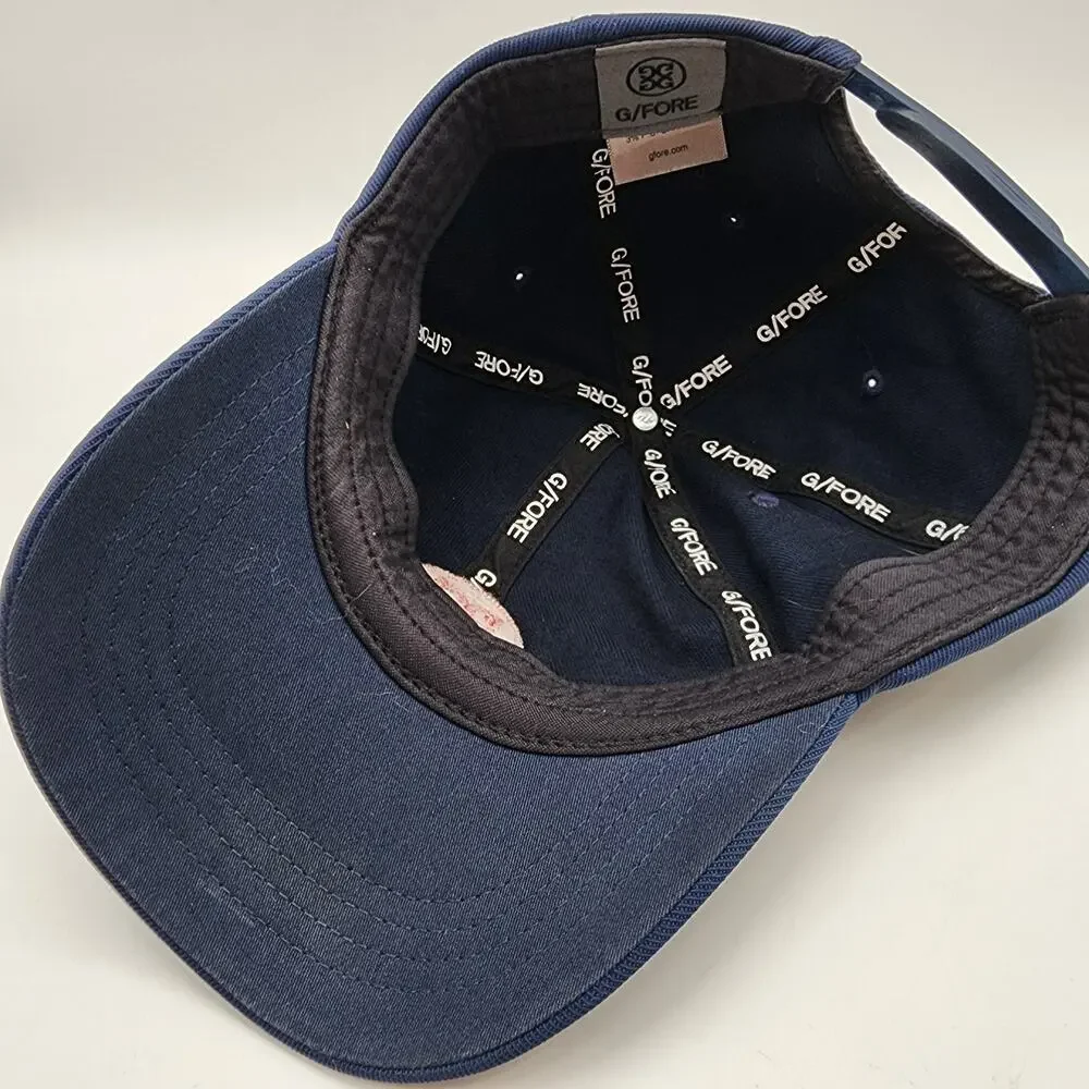 G/Fore Circle G’s Golf Cap Hat Blue Snapback Twill One Size Barnsley Logo Gfore